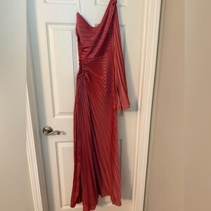 Hello Molly Pink Satin Dress